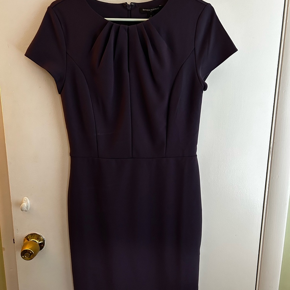 Banana Republic Elegant Purple Dress for the office
